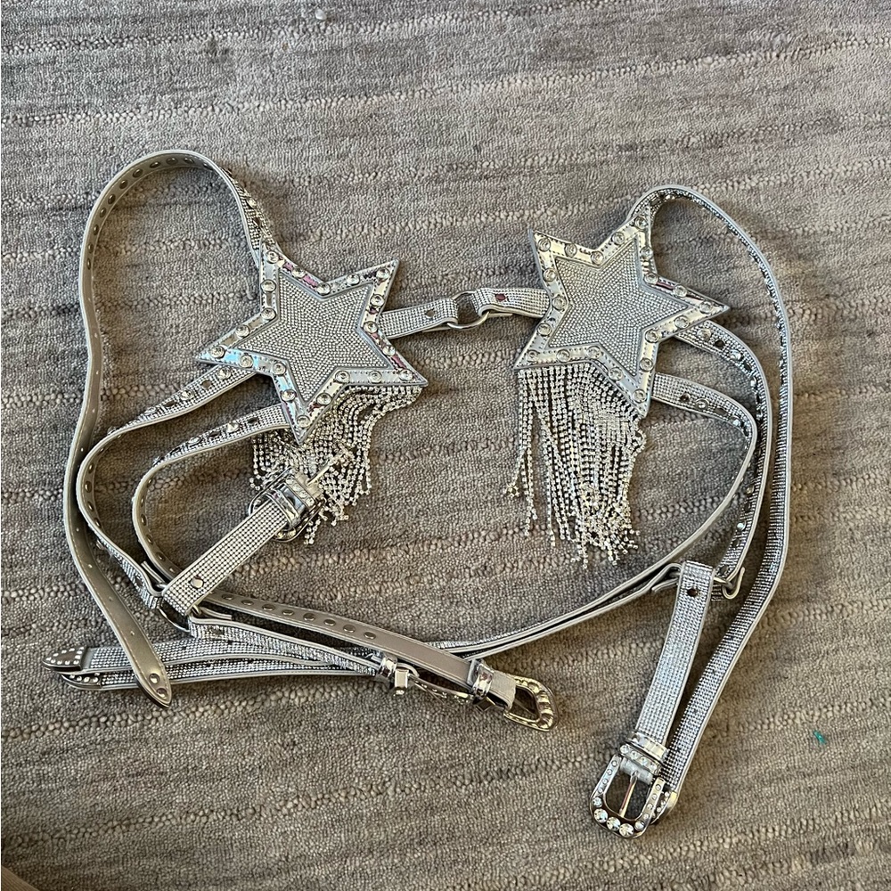 Bling Star Harness Bra Top